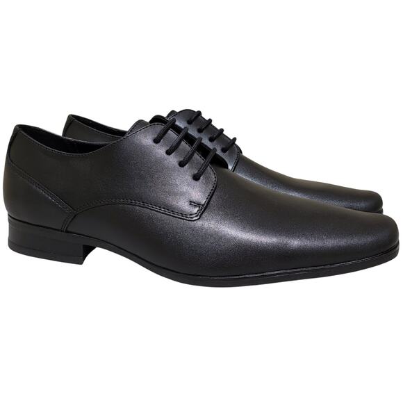 Calvin Klein Other - Calvin Klein Men Brodie Lace Up Derby Oxfords Size US 11.5M Black Leather